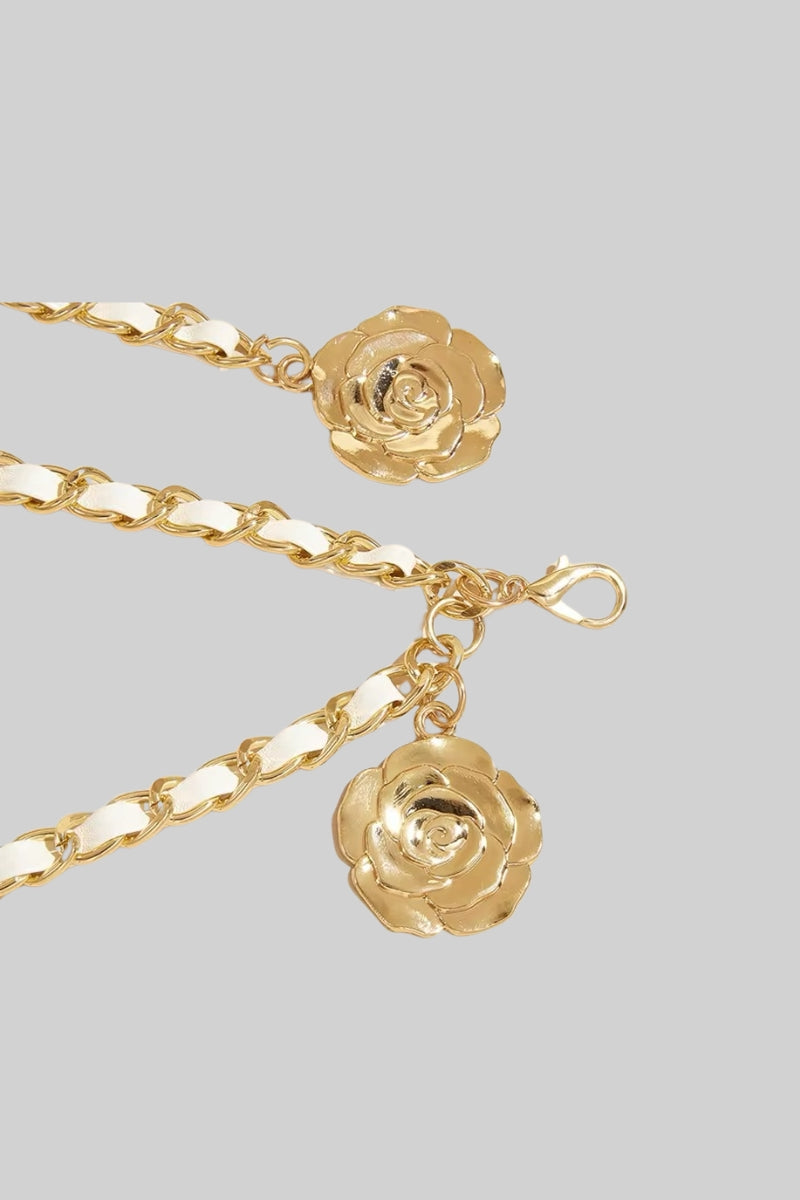 Dámský zlatý přívěsek pásek