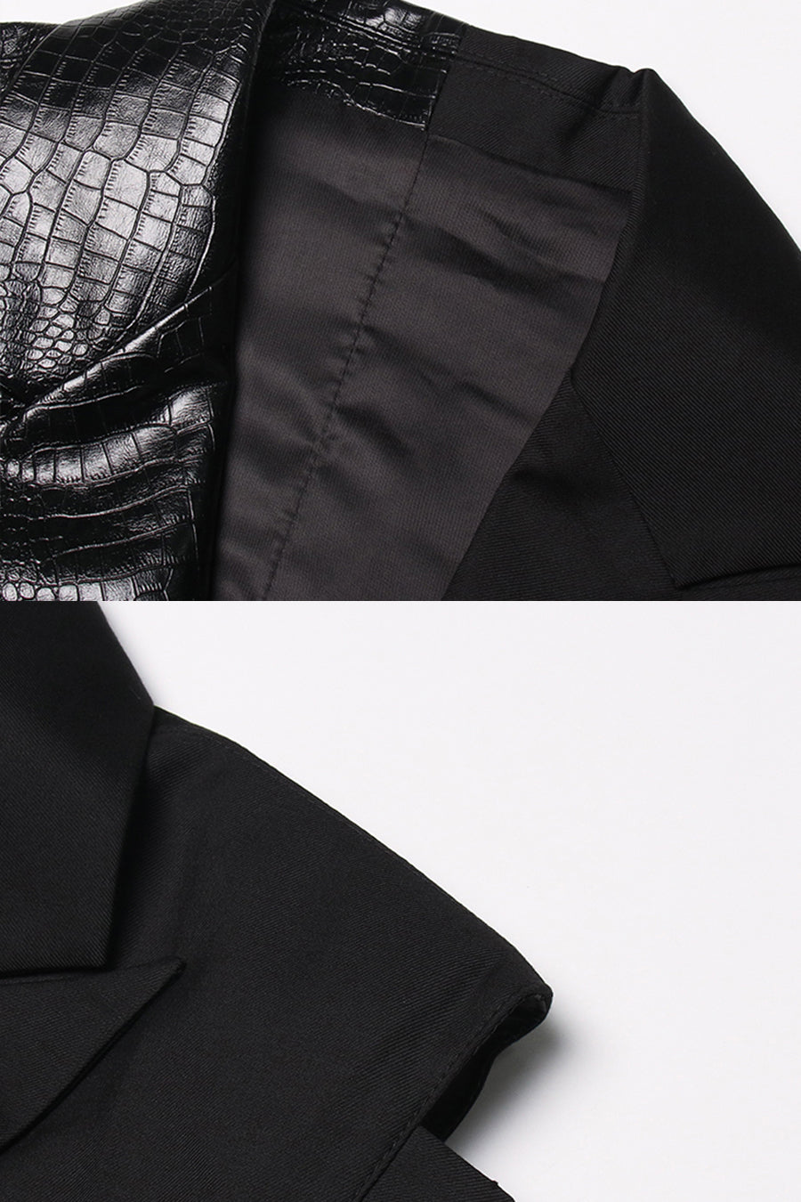 Dámský černý blazer bez rukávů