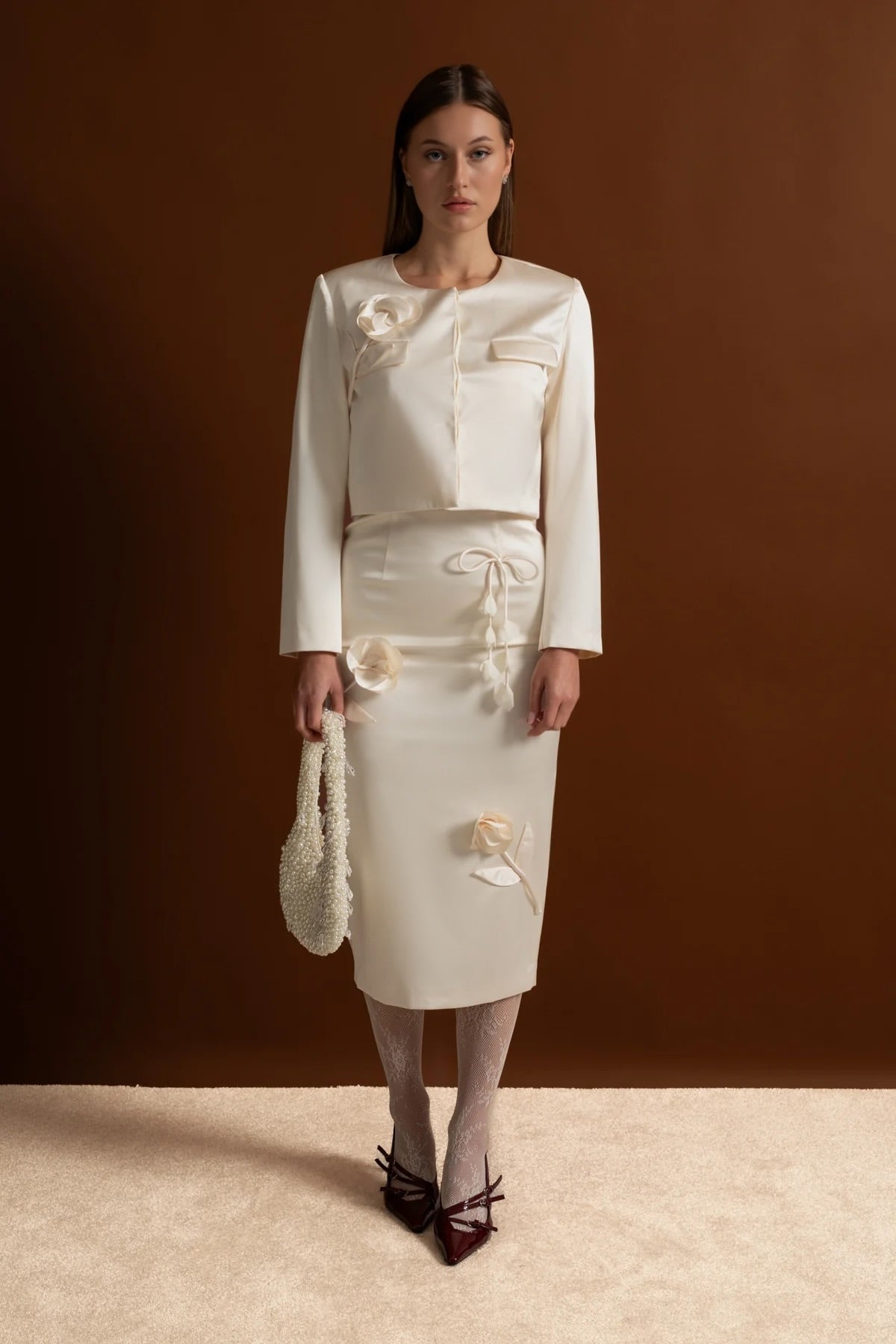 Dámský top s květinami