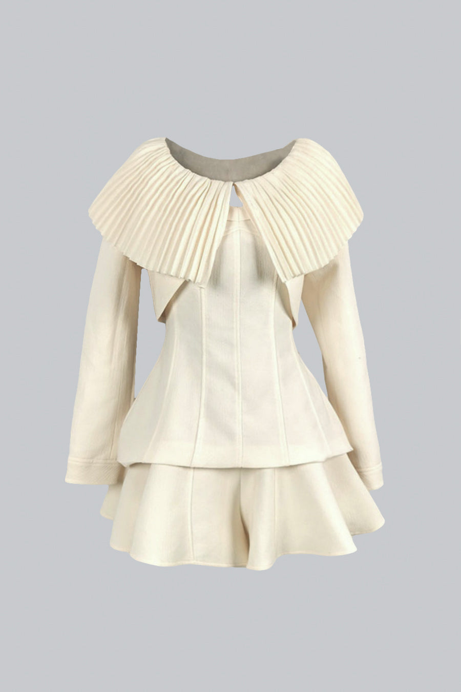 Dámské šaty s límcem Ivoire