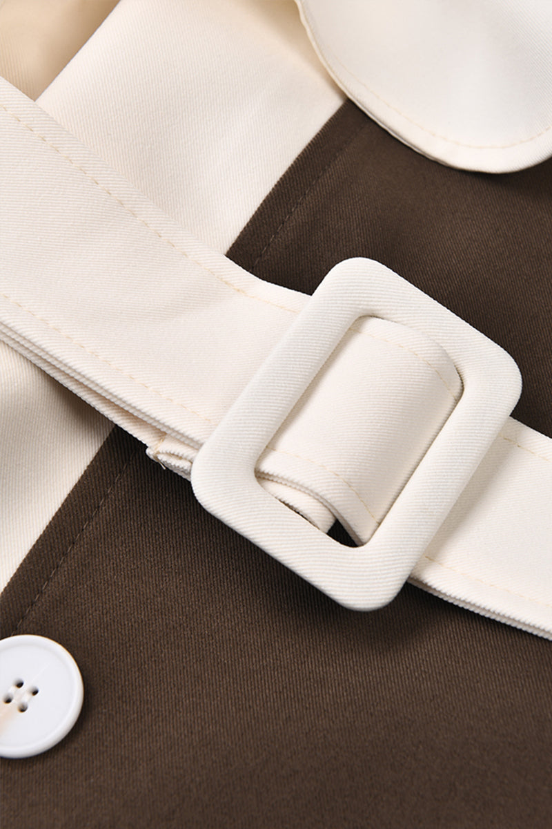 Dámský dvoubarevný trenčkot