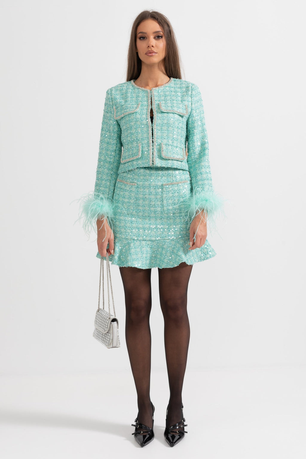 Dámský set Mátová elegance