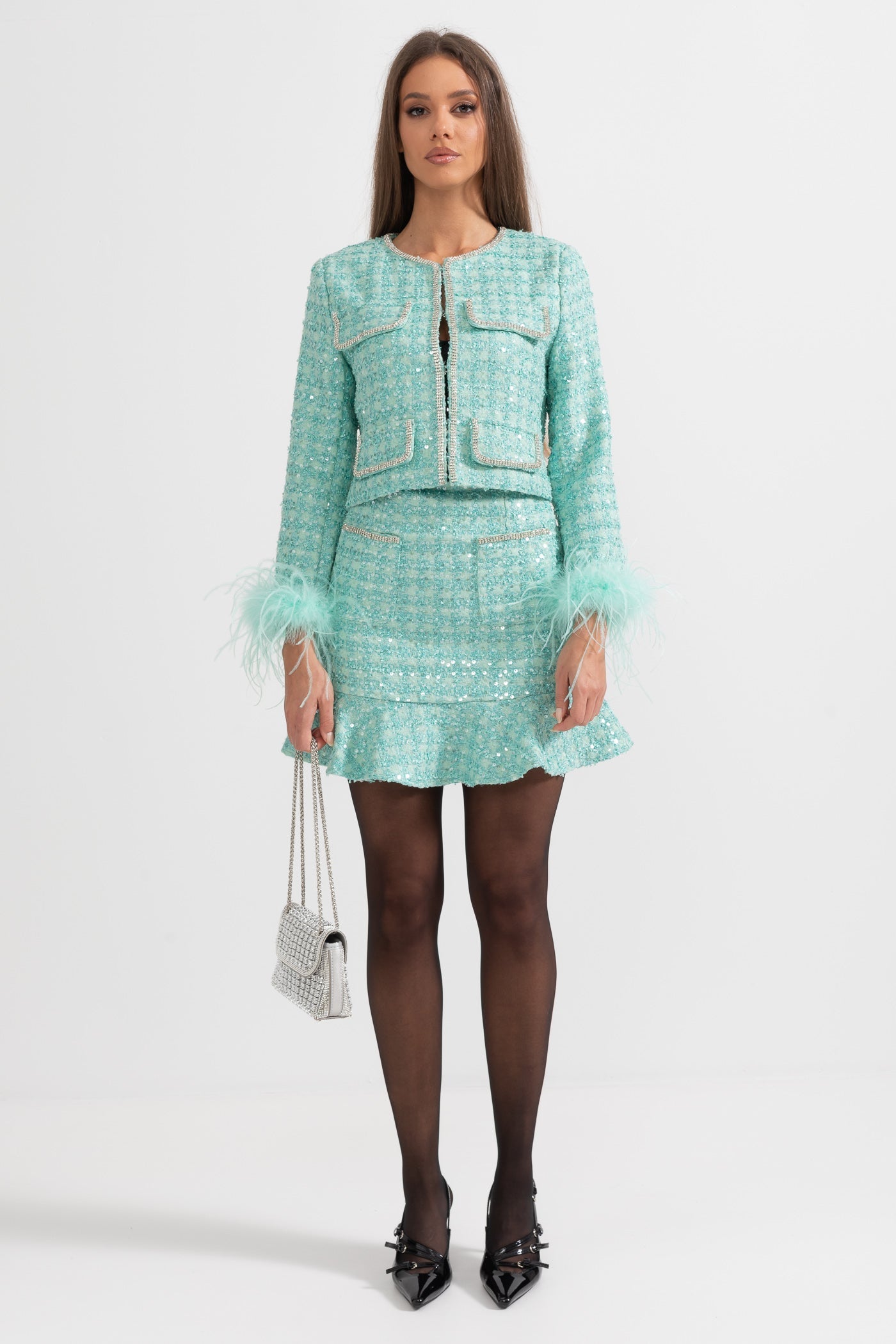 Dámský set Mátová elegance