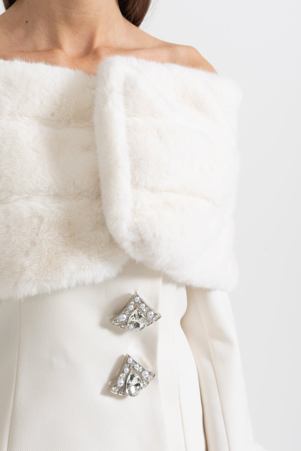 Dámský komplet s kožíškem