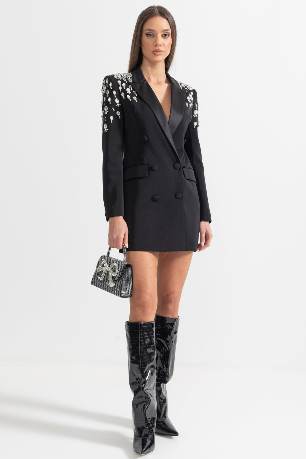 Dámský Blazer s Diamanty