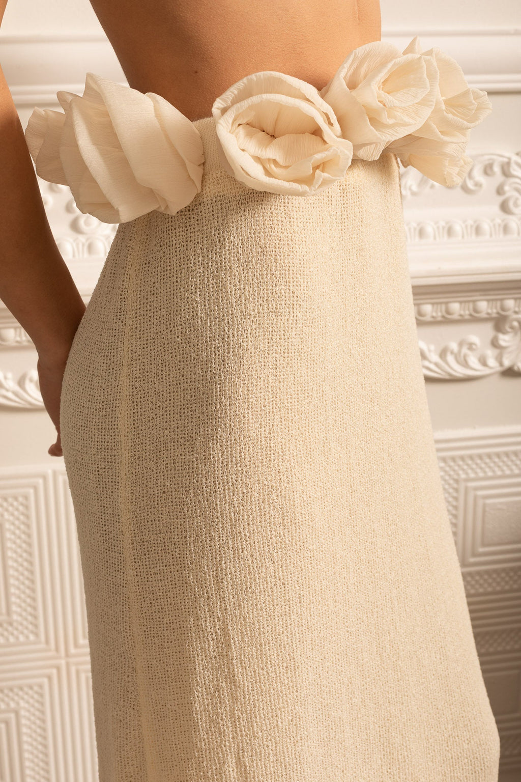 Dámská sukně s květinami