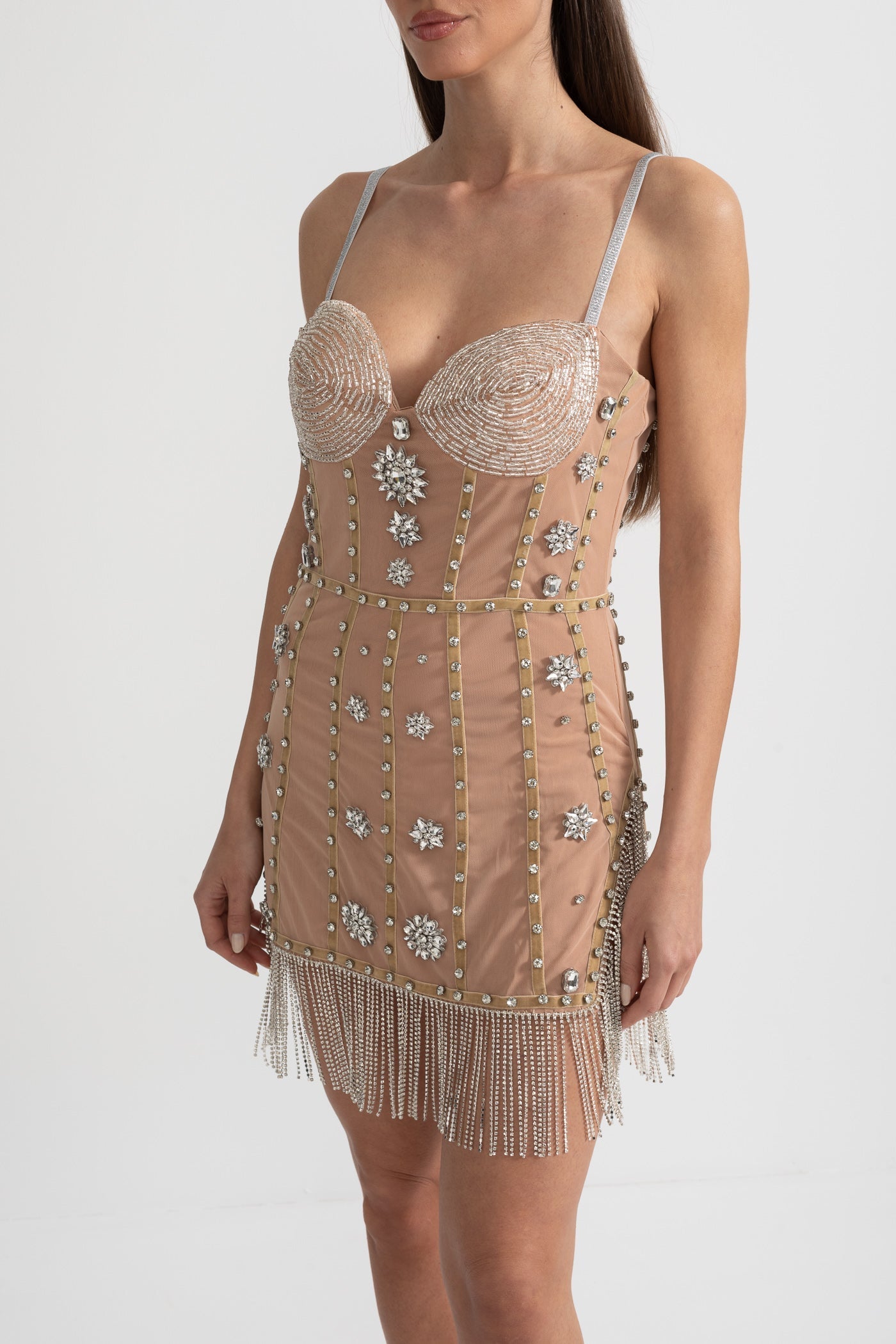 Dámské korzetové mini šaty