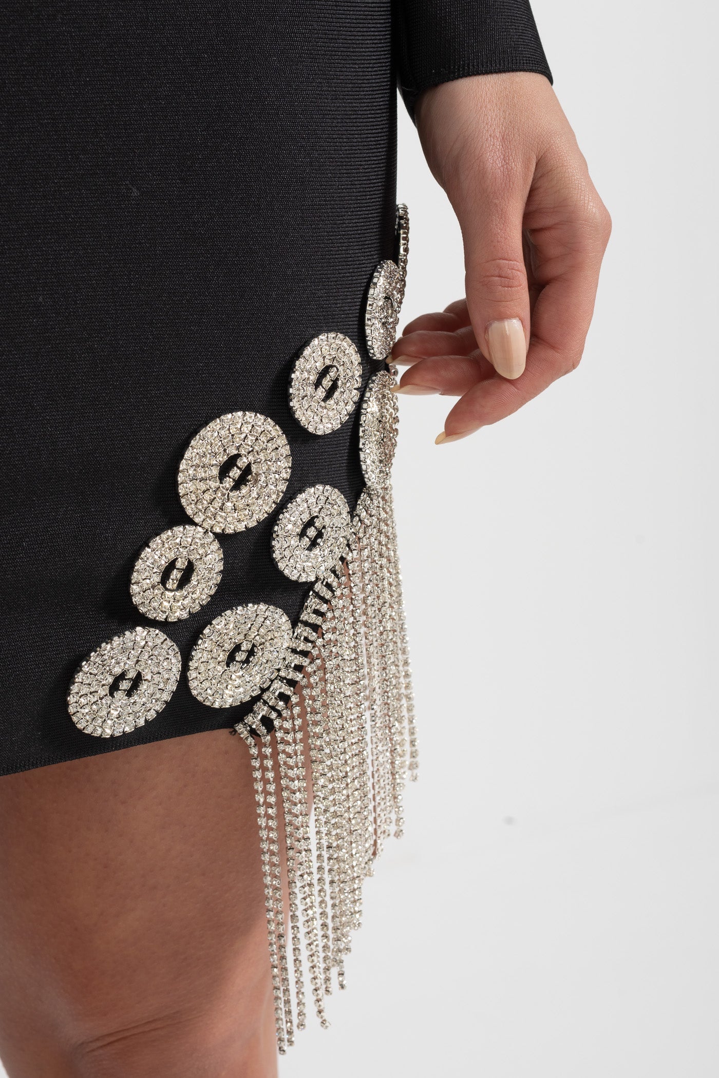 Dámské třpytivé sako šaty