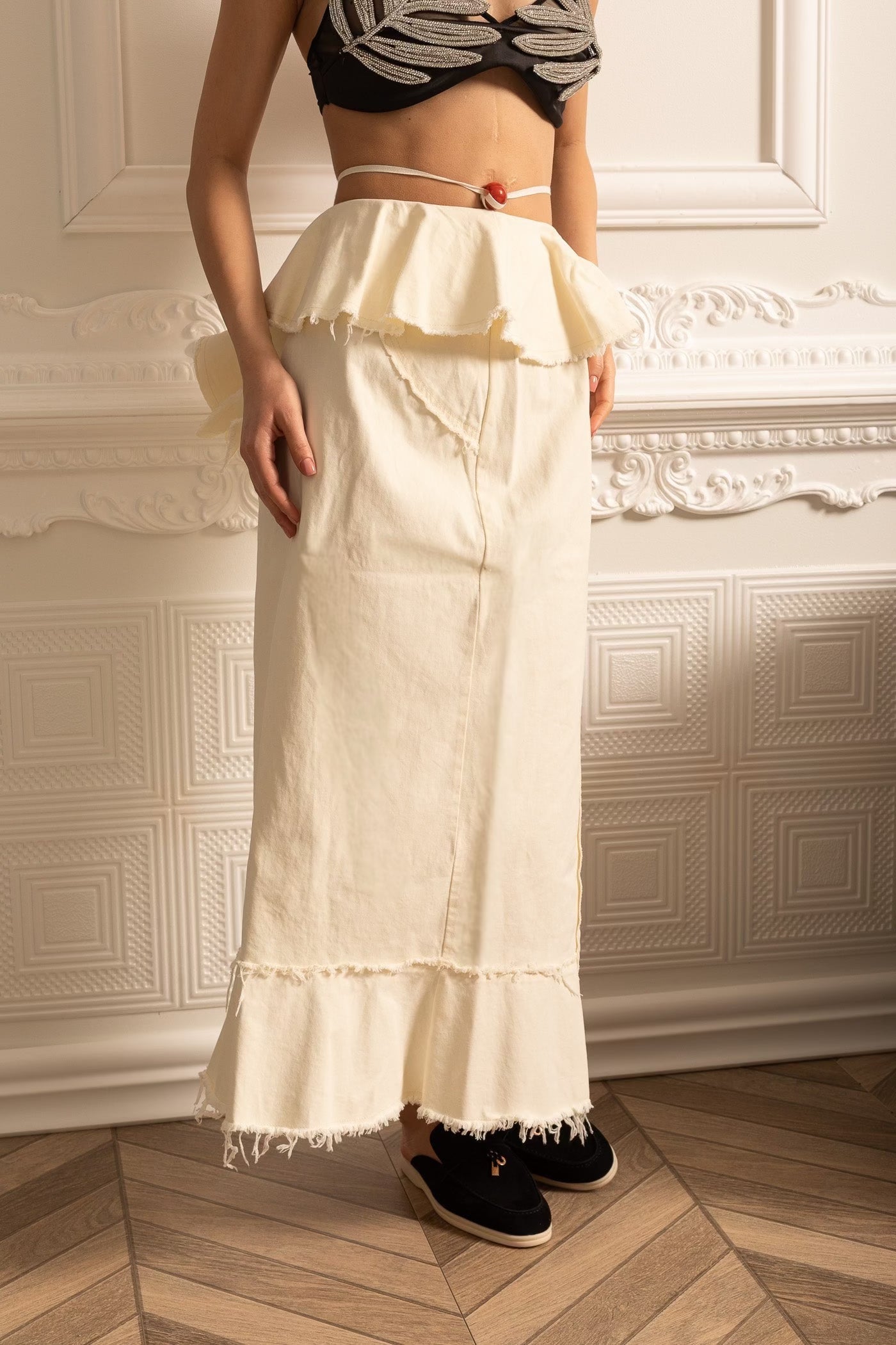 Dámská sukně s volány