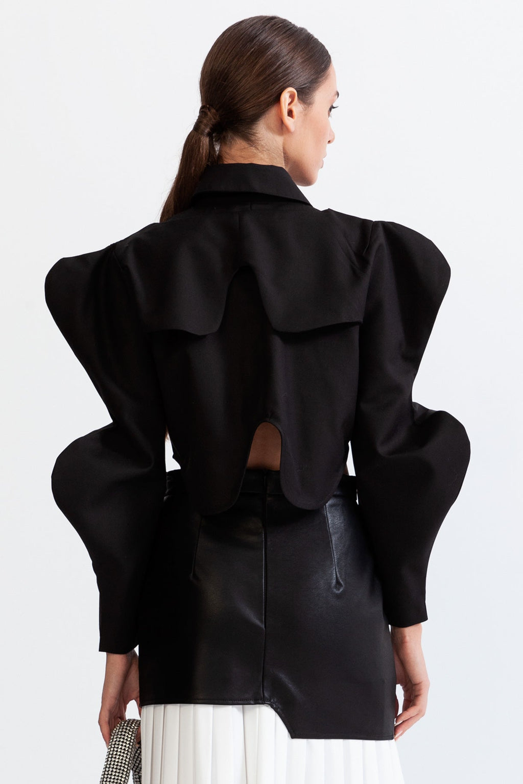 Dámská černá košile Motýl