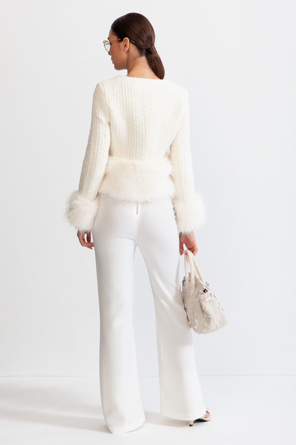 Dámský bílý kabát