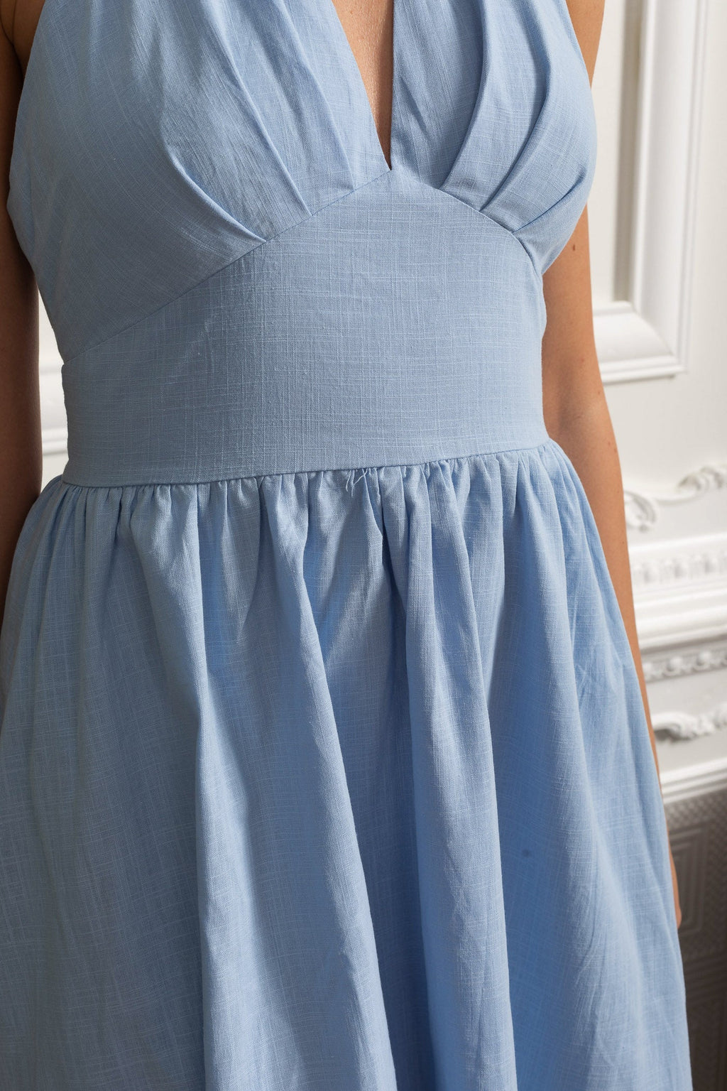 Dámské Halter Midi Šaty