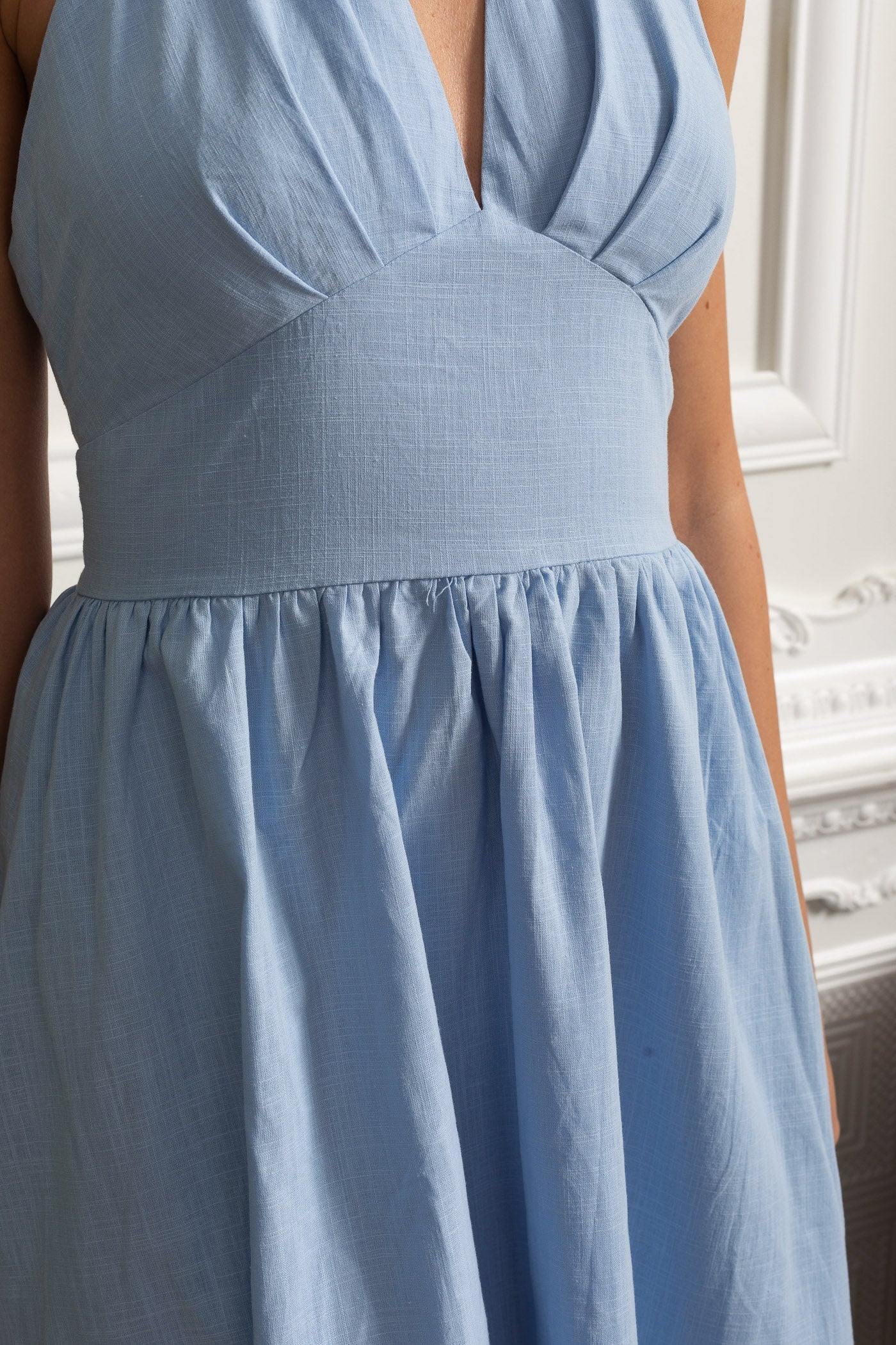 Dámské Halter Midi Šaty