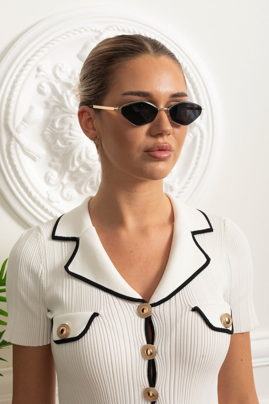 Dámské geometrické sluneční brýle