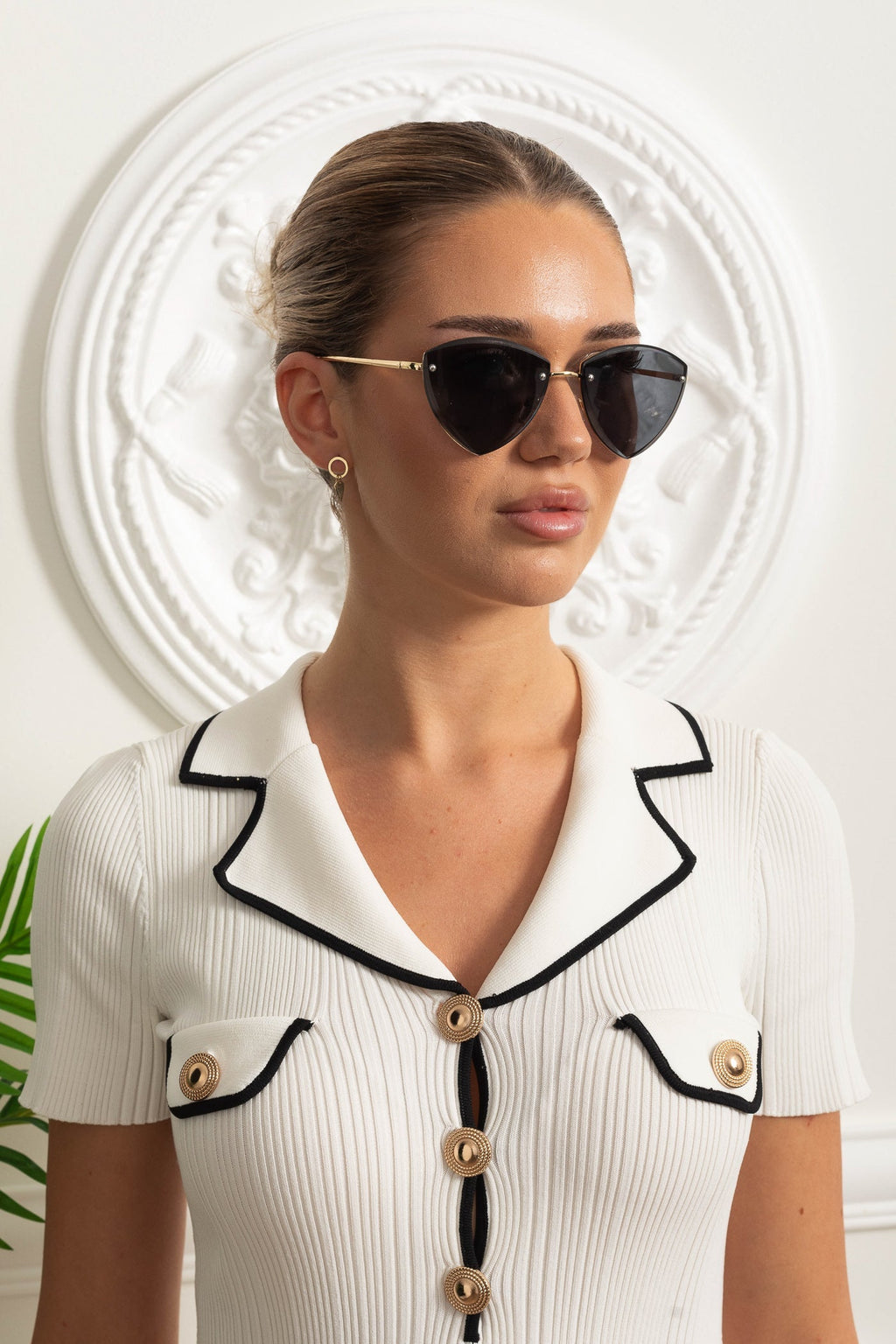 Dámské trojúhelníkové sluneční brýle