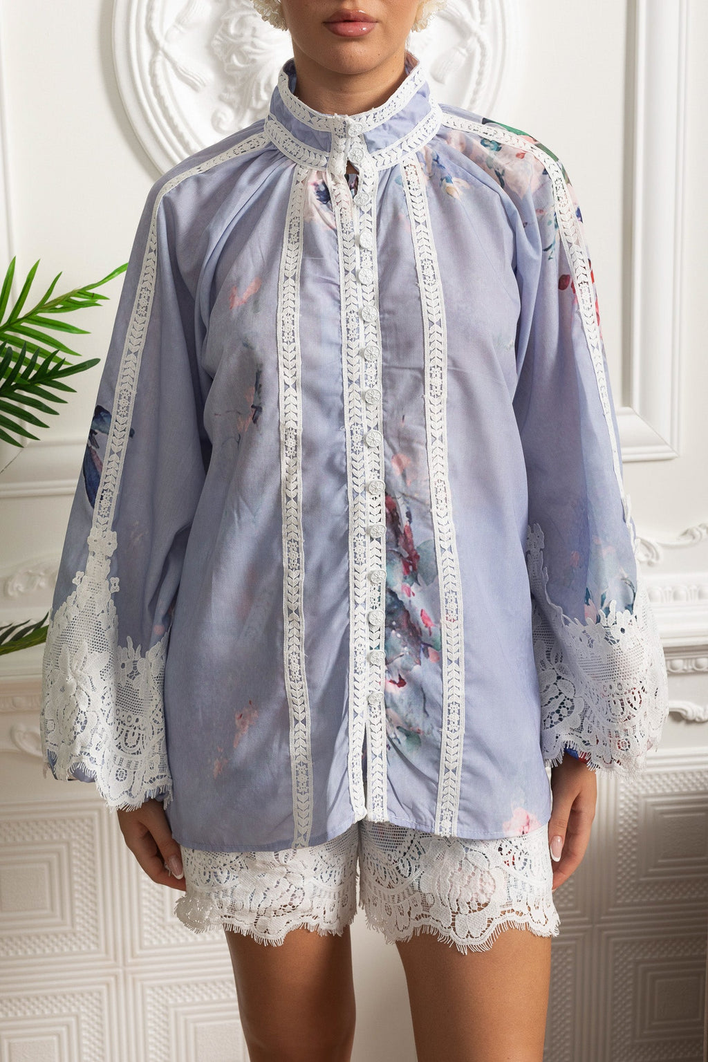 Dámský květinový set s páskem