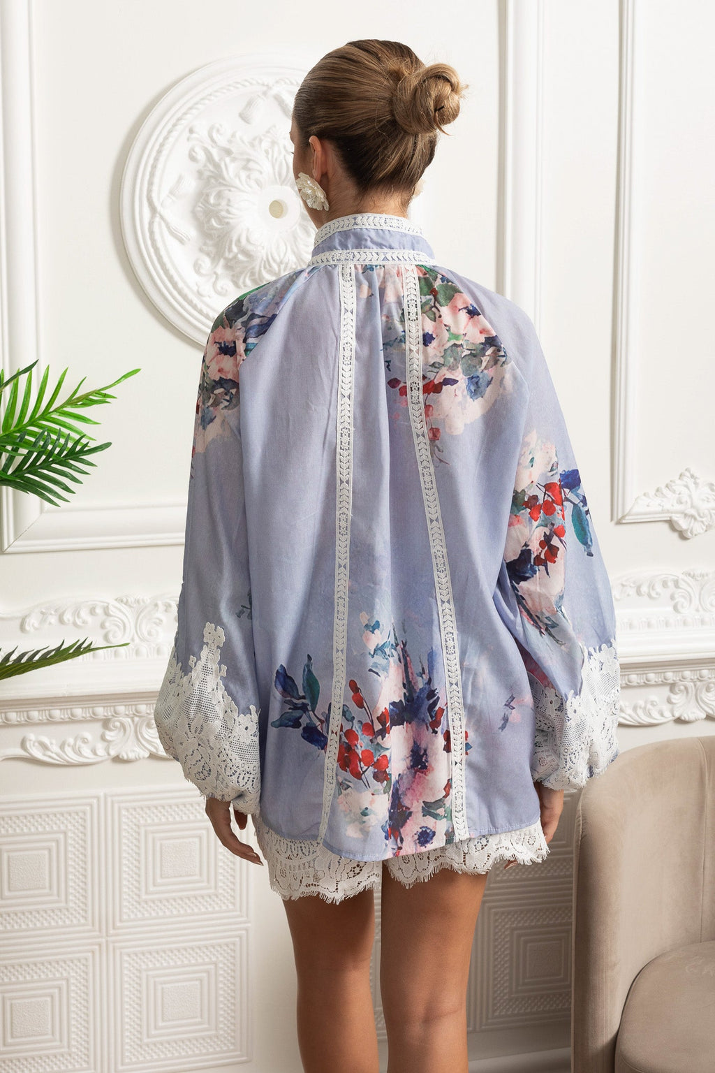 Dámský květinový set s páskem