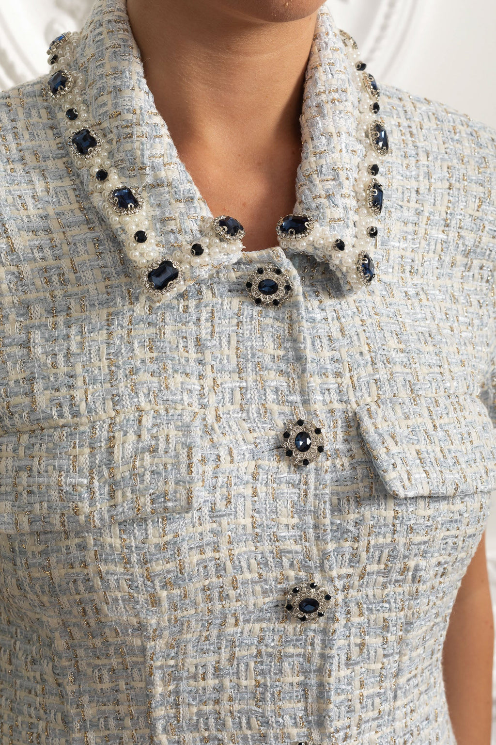 Dámské mini šaty Nebeská modř