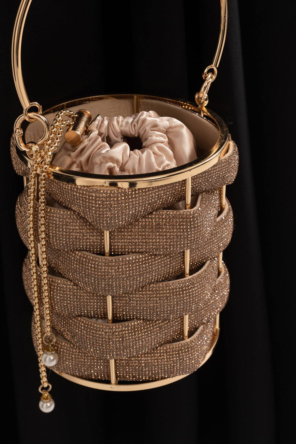 Dámská elegantní kabelka Zlato