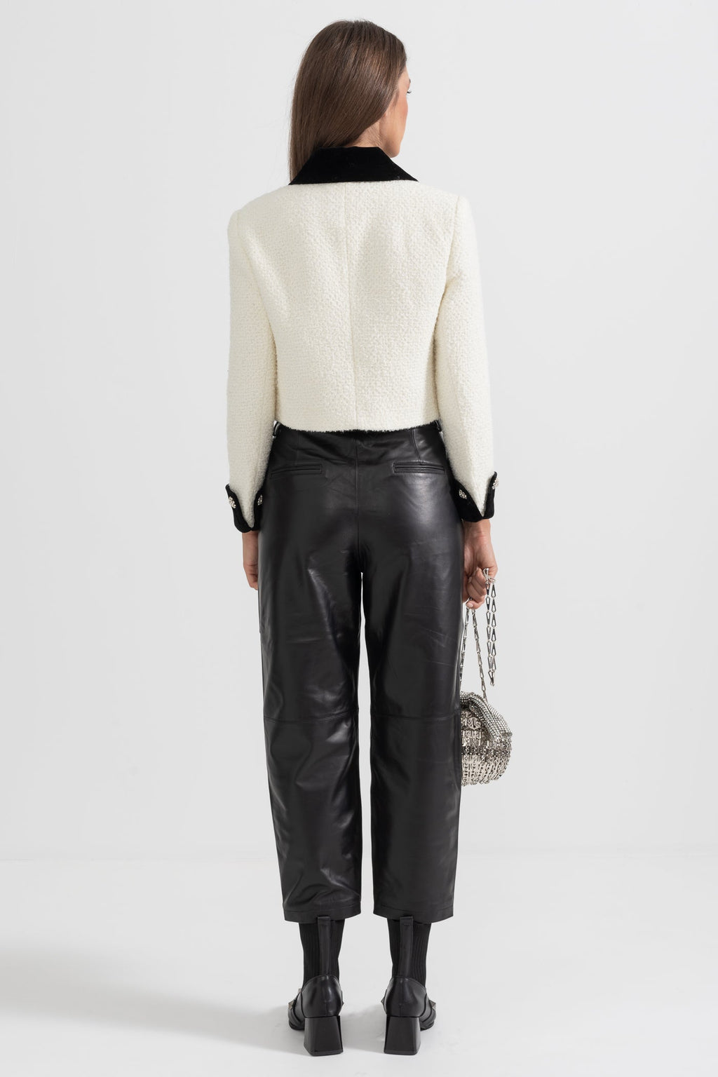 Dámský blazer s mašlí