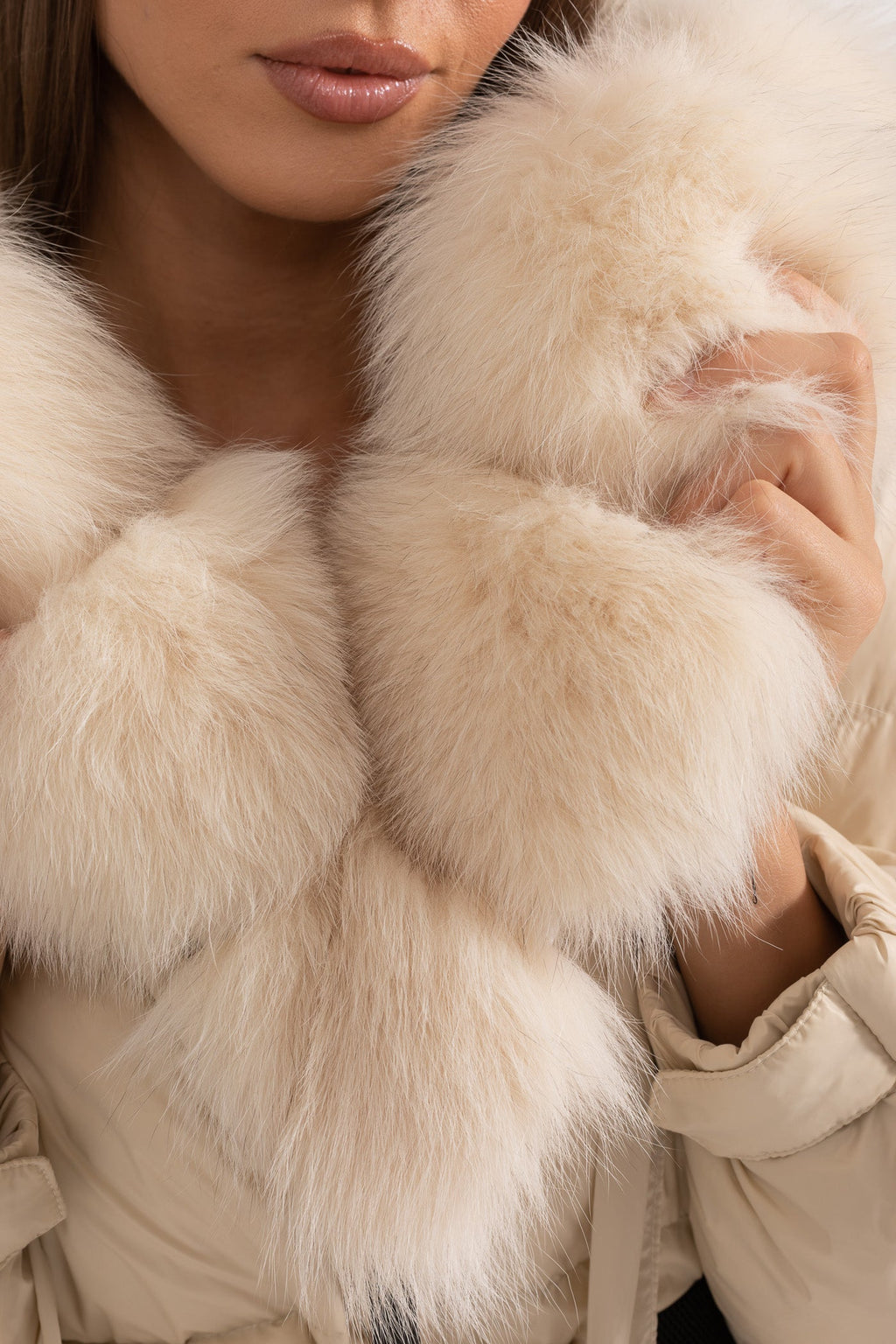 Dámská péřová bunda Ivoire