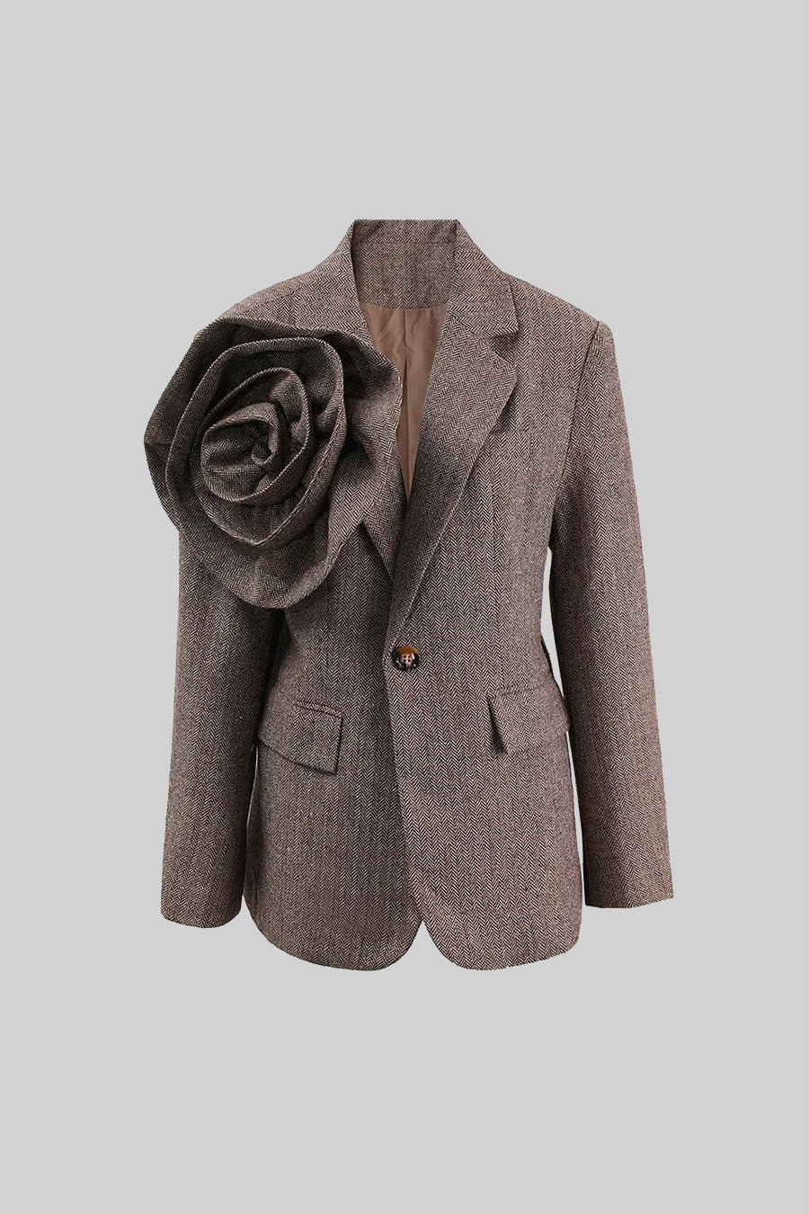 Dámské hnědé květiny