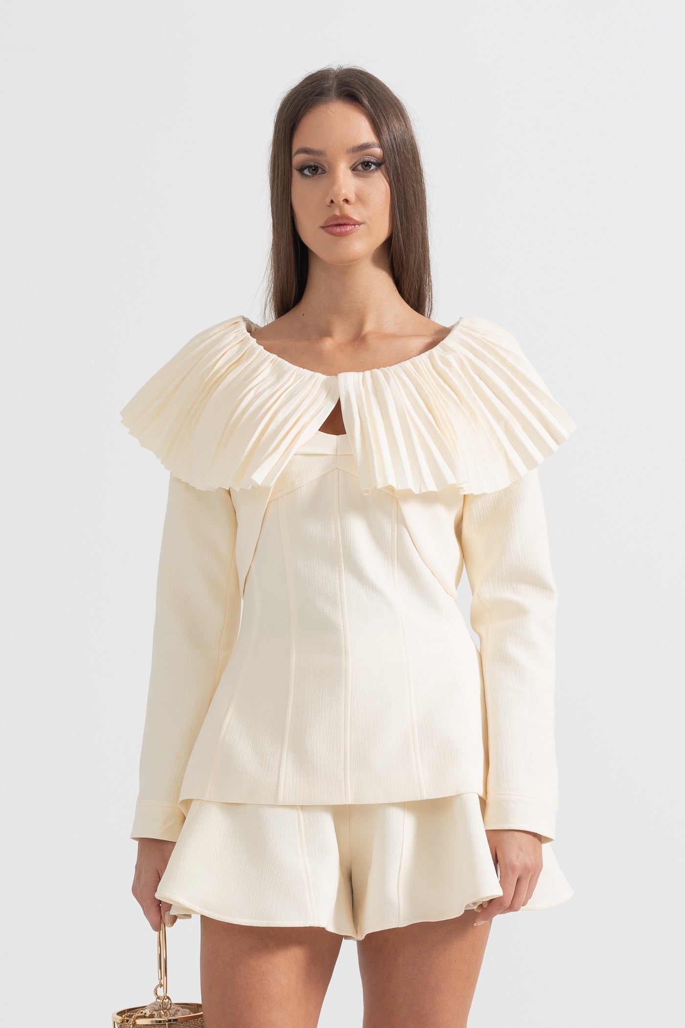 Dámské šaty s límcem Ivoire