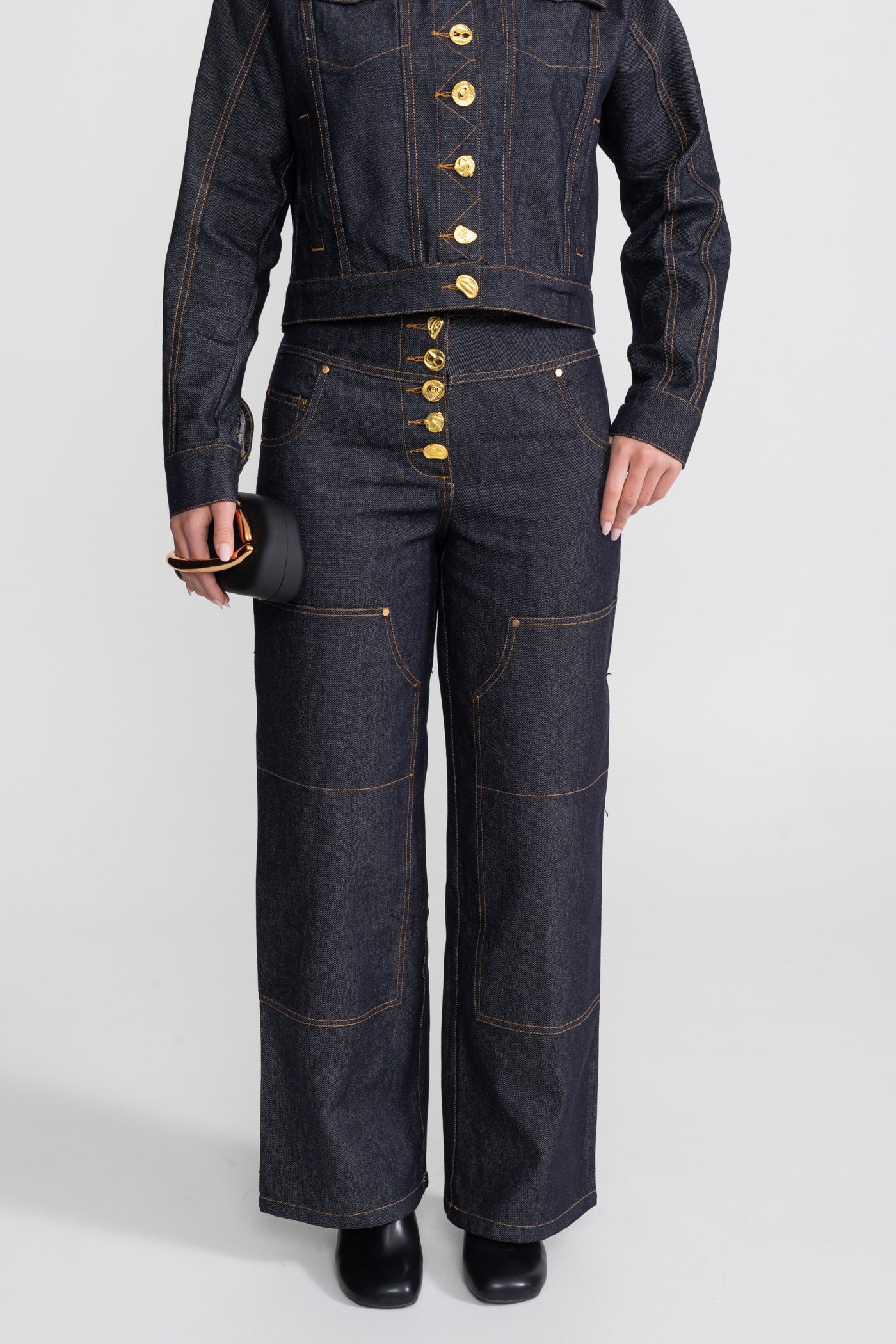 Dámská denimová souprava Indigová