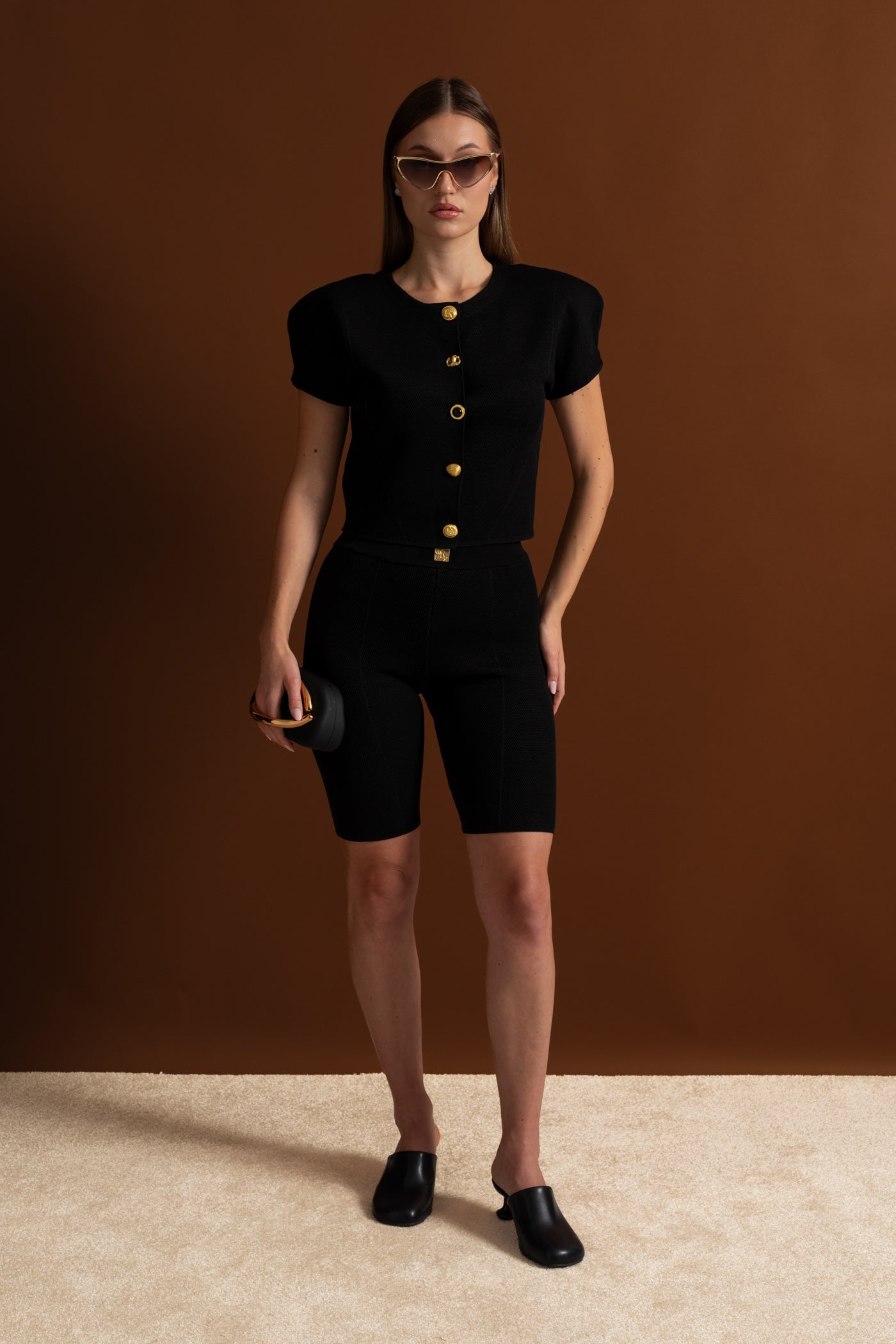 Dámský pletený set s ramínky