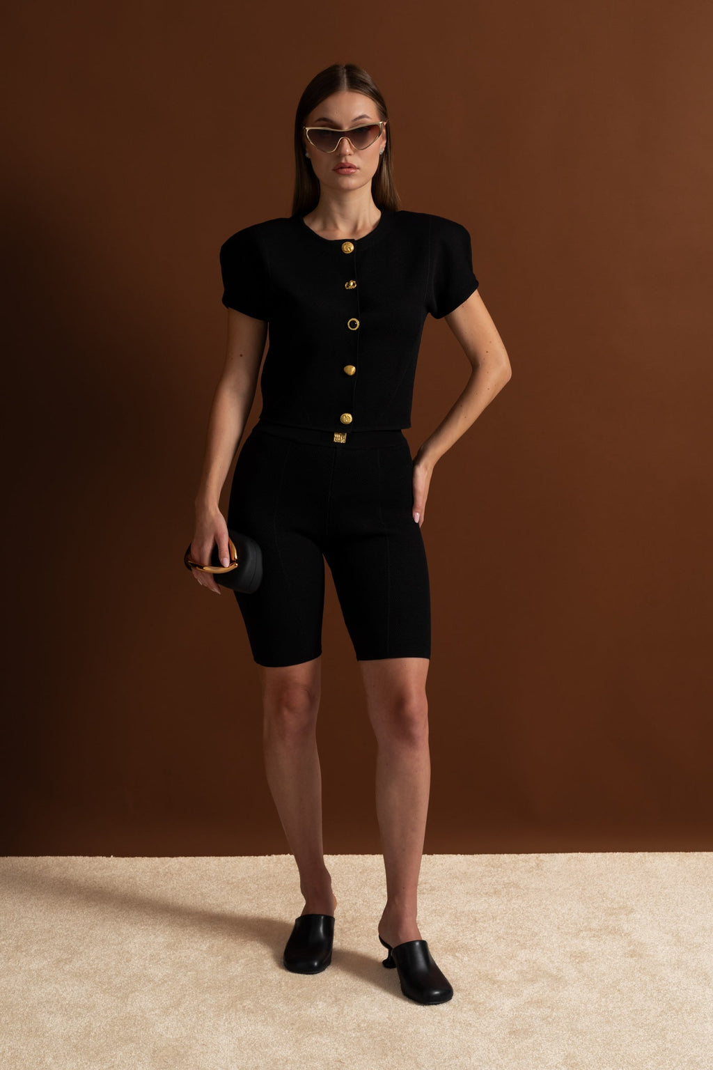 Dámský pletený set s ramínky