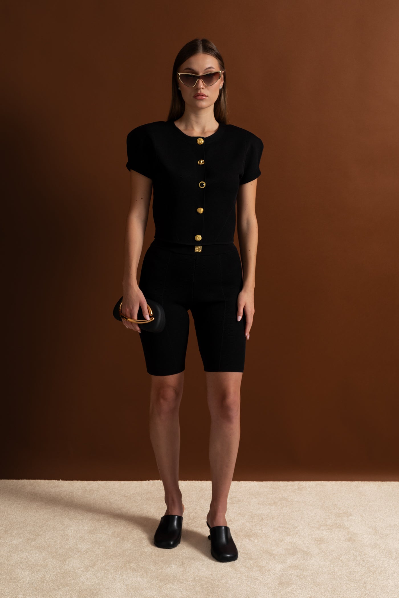 Dámský pletený set s ramínky