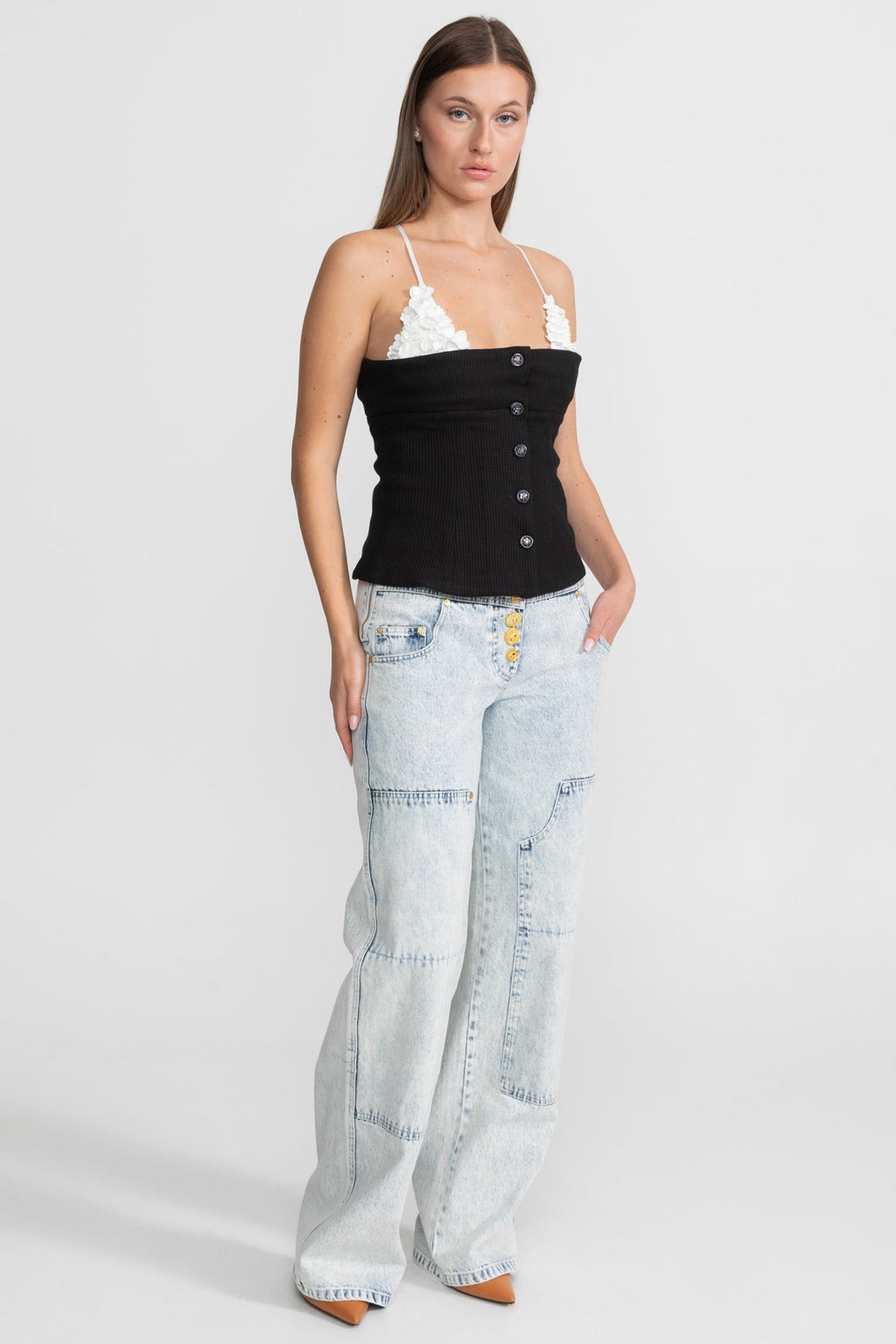 Dámský květinový top