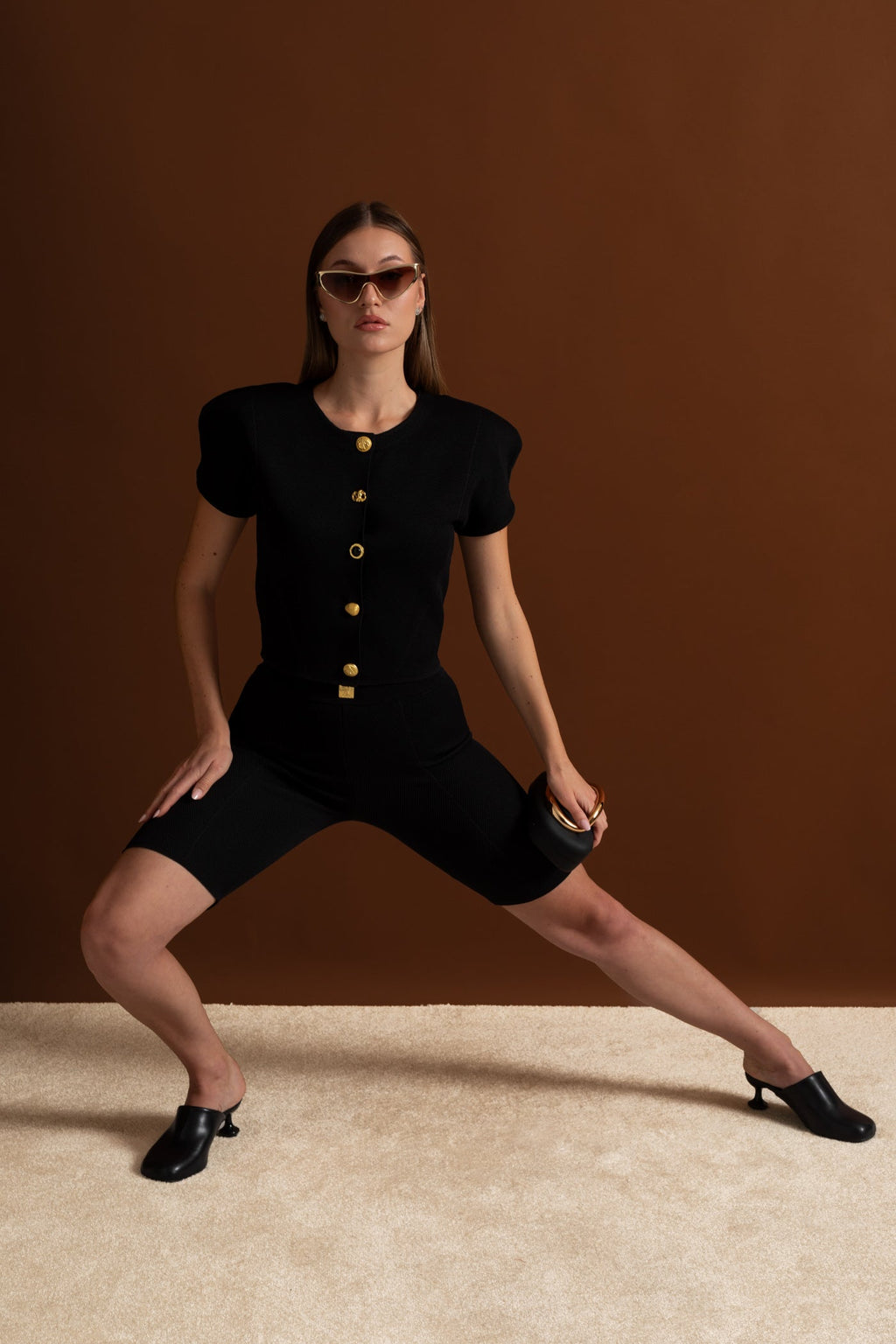 Dámský pletený set s ramínky