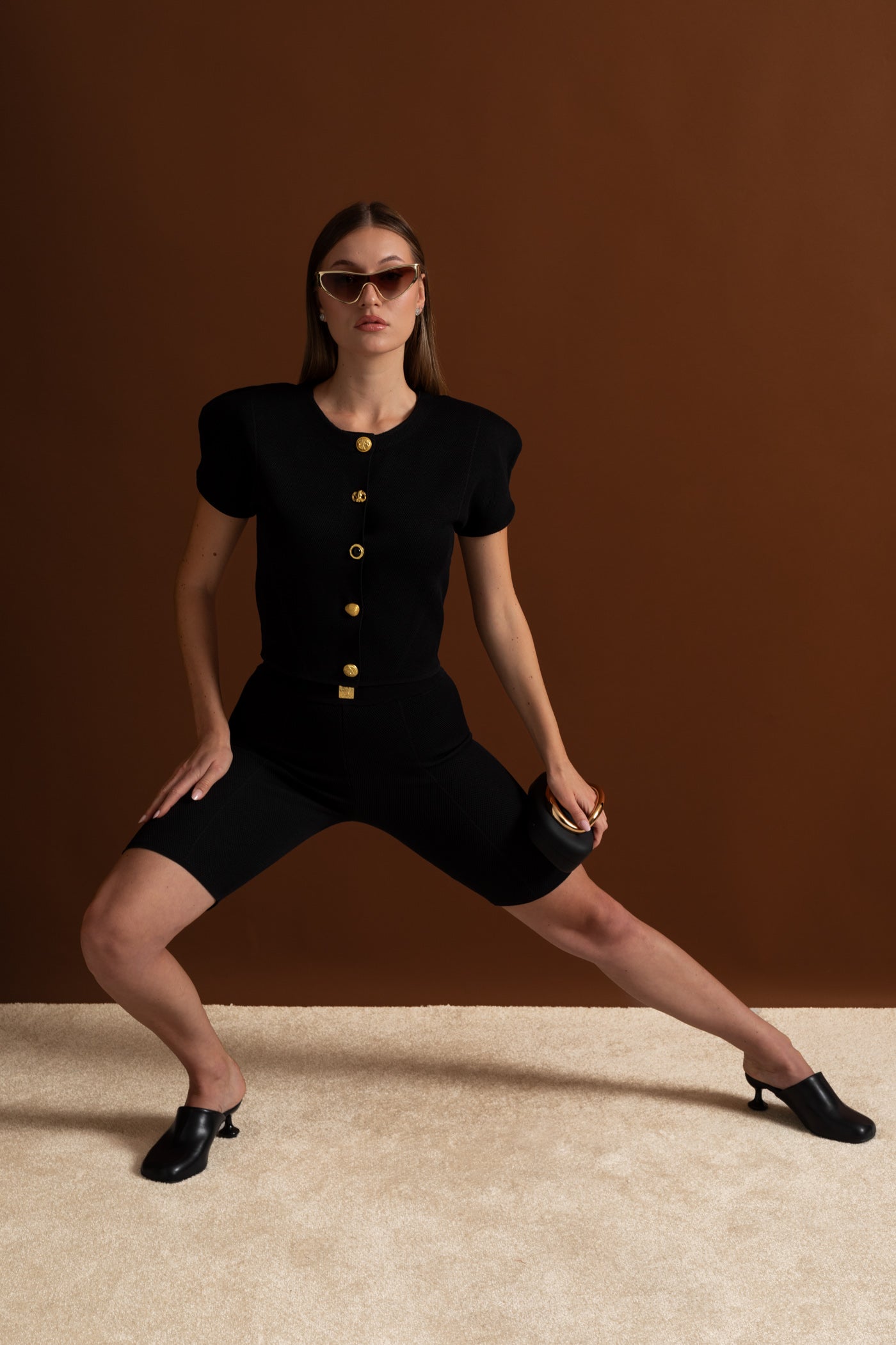 Dámský pletený set s ramínky