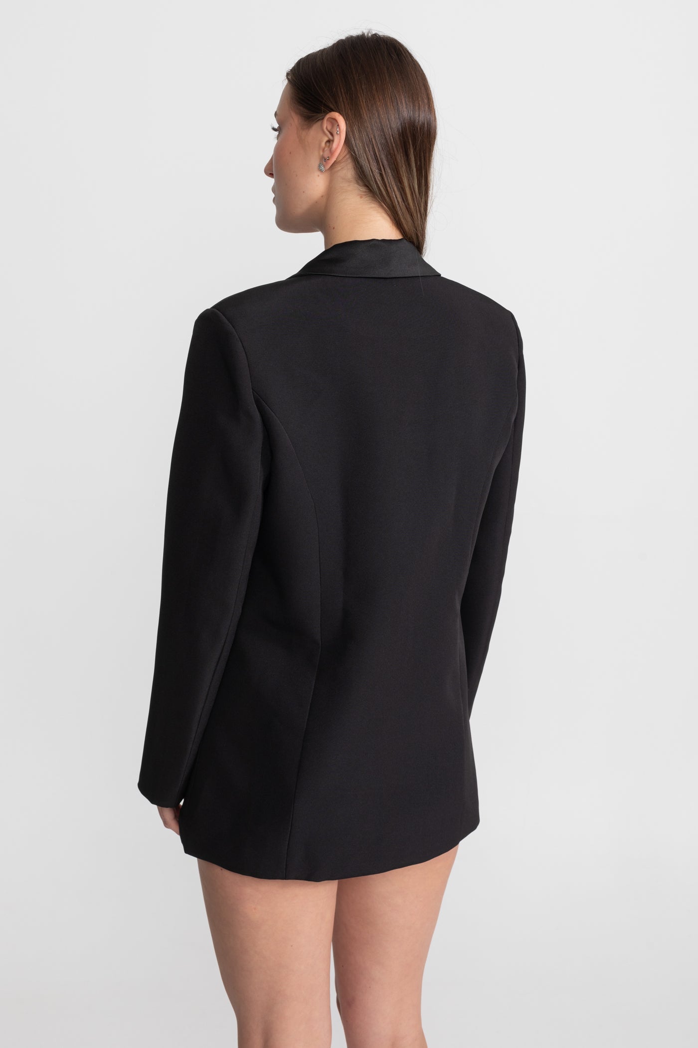 Dámské sako s broží – Černé