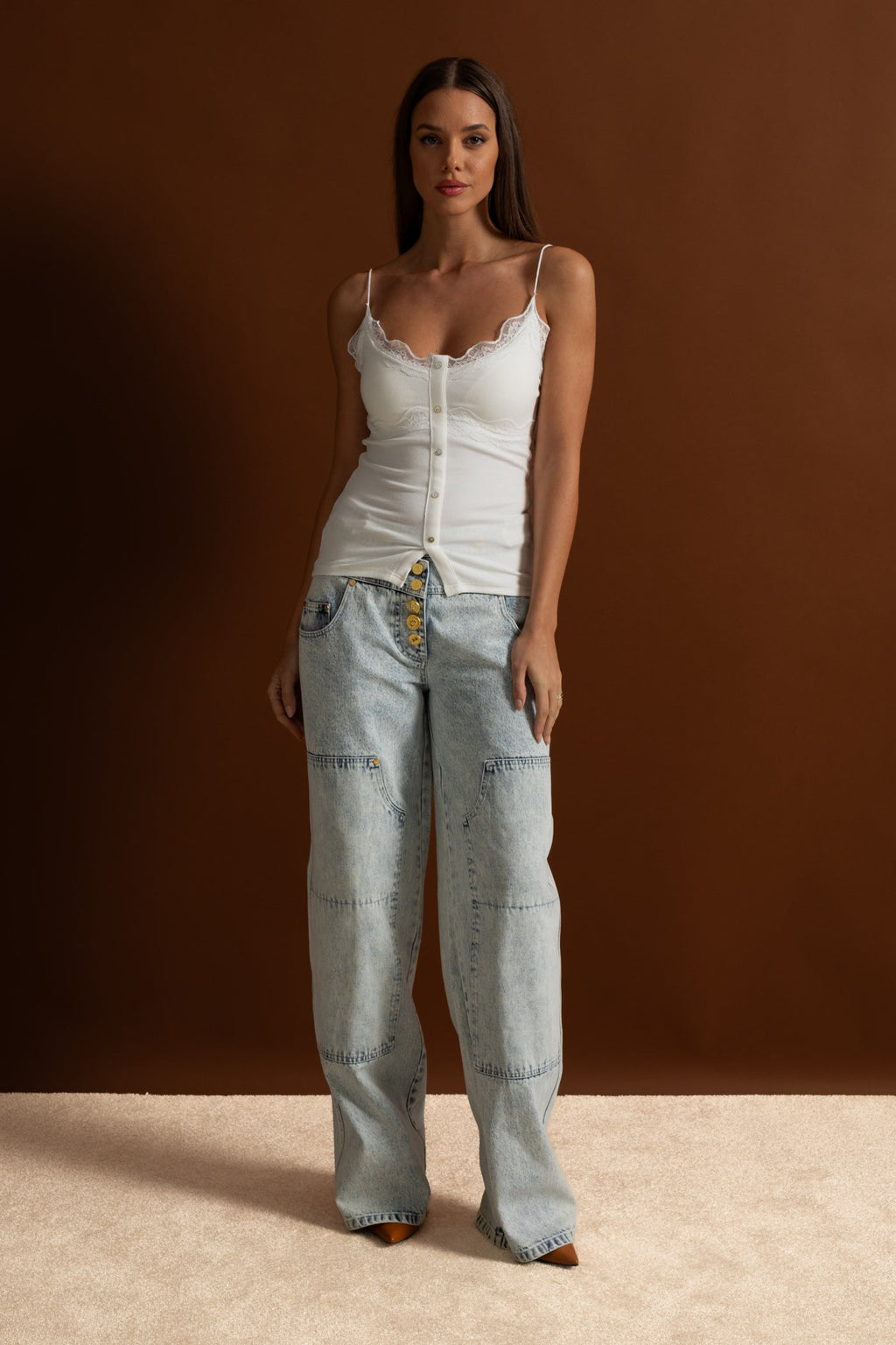 Dámský krajkový top