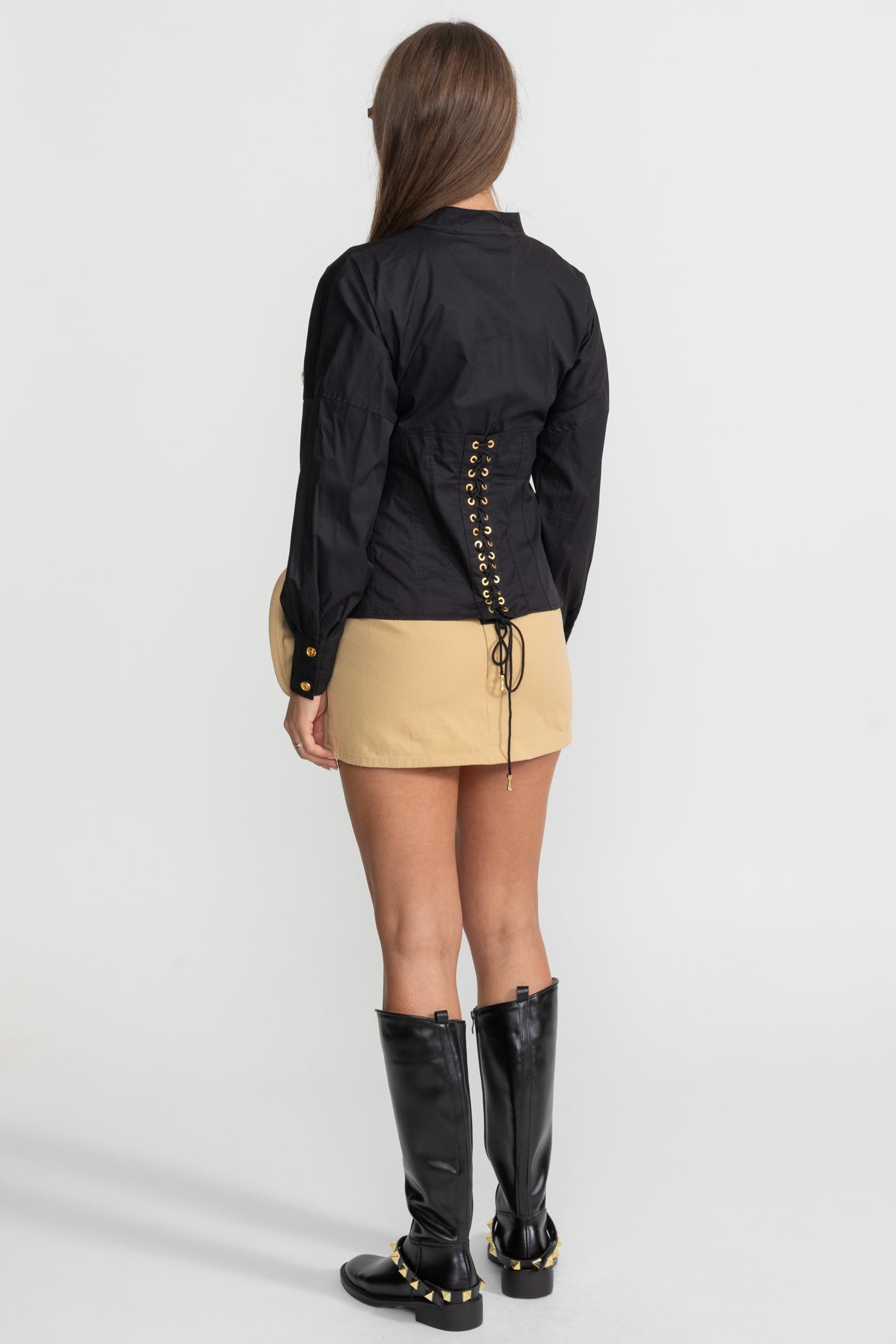 Dámská košile s korzetovými švy