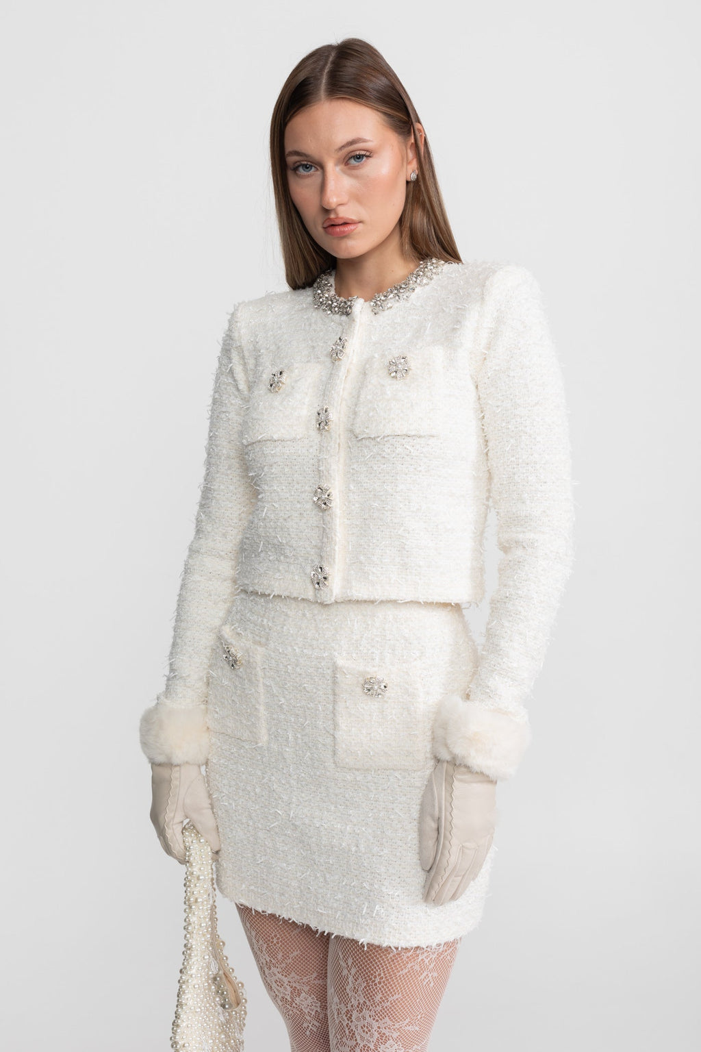 Dámský Blazer s Krystaly